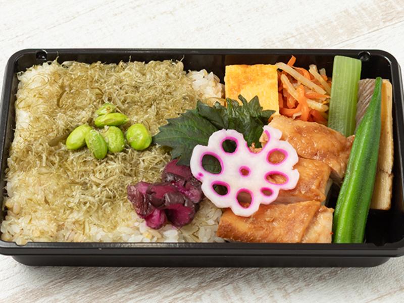 えだ豆昆布弁当　鶏もも仙台赤味噌焼き