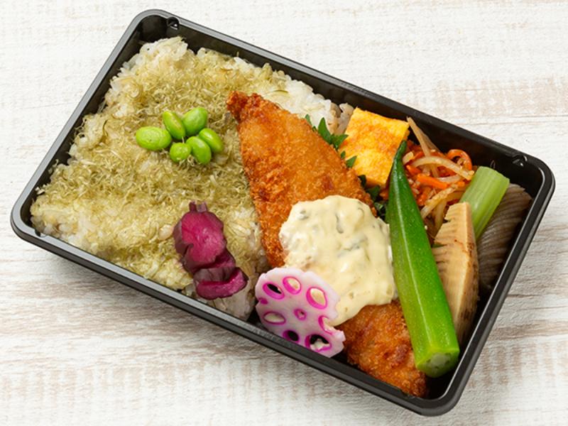 えだ豆昆布弁当　白身フライ〜タルタルソース添え〜