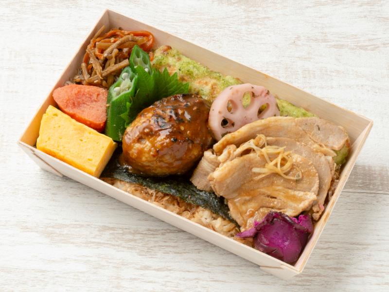 【MTK03】海苔弁　鶏つくね照り焼き＆豚ロース生姜焼き