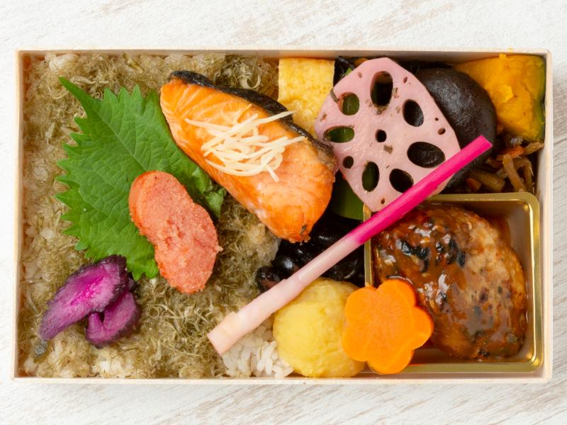 【MTK06】明太昆布弁当　炭火焼き鶏つくね　仙台赤味噌照り焼き