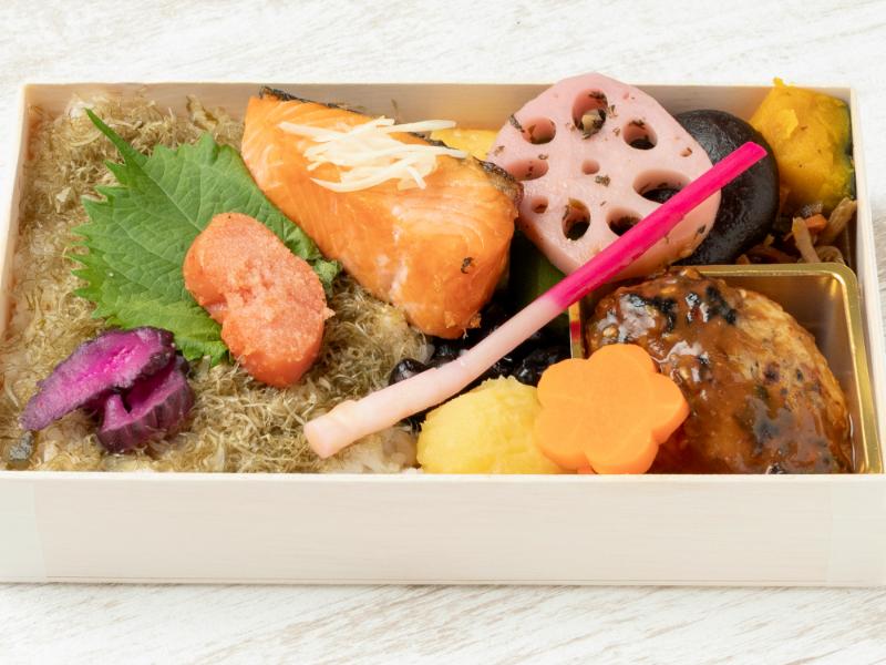 【MTK06】明太昆布弁当　炭火焼き鶏つくね　仙台赤味噌照り焼き