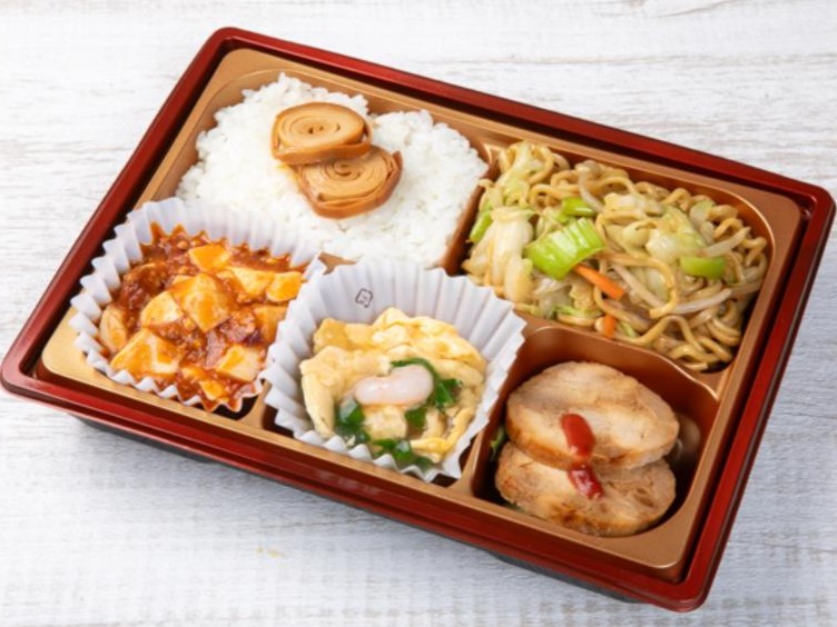 【お手頃】秘伝鶏チャーシュー・エビ玉炒め・麻婆豆腐