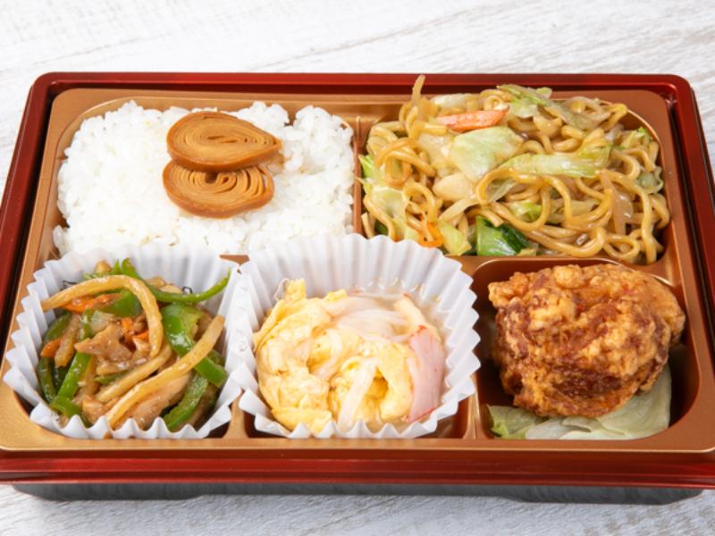 【お手頃】鶏肉の唐揚げ・かに玉・青椒肉絲