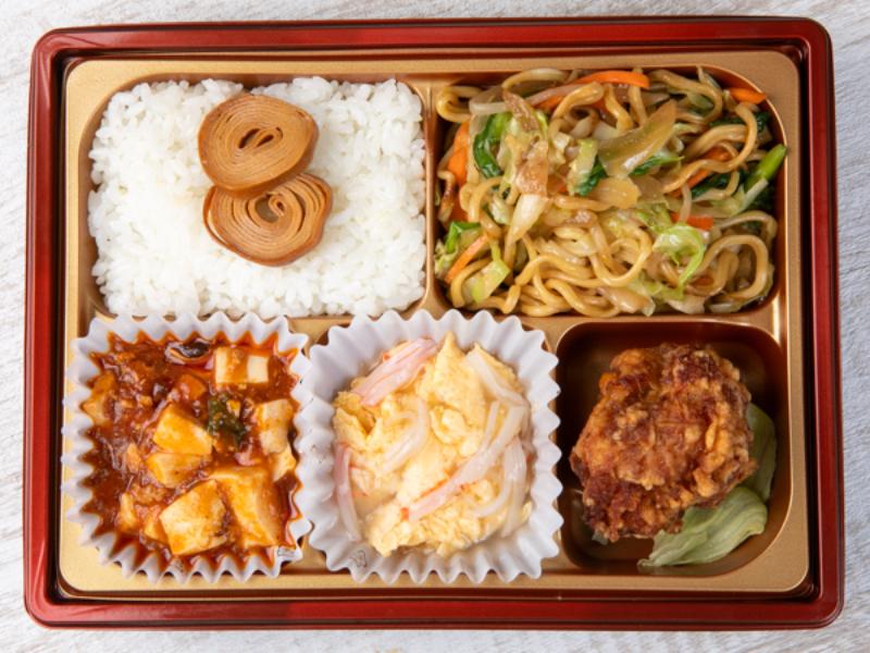 【お手頃】鶏肉の唐揚げ・かに玉・麻婆豆腐