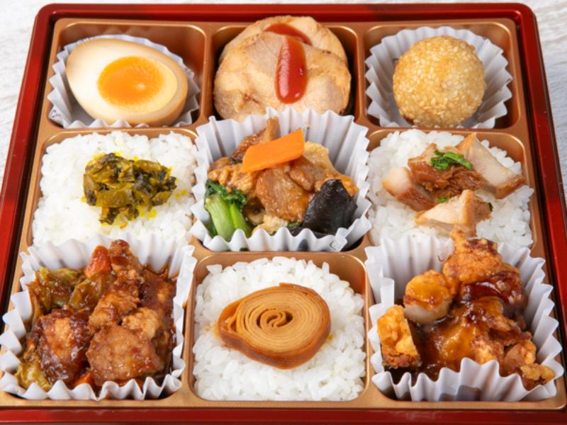 【贅沢9マス】油淋鶏・回鍋肉・豚肉きくらげ卵炒め
