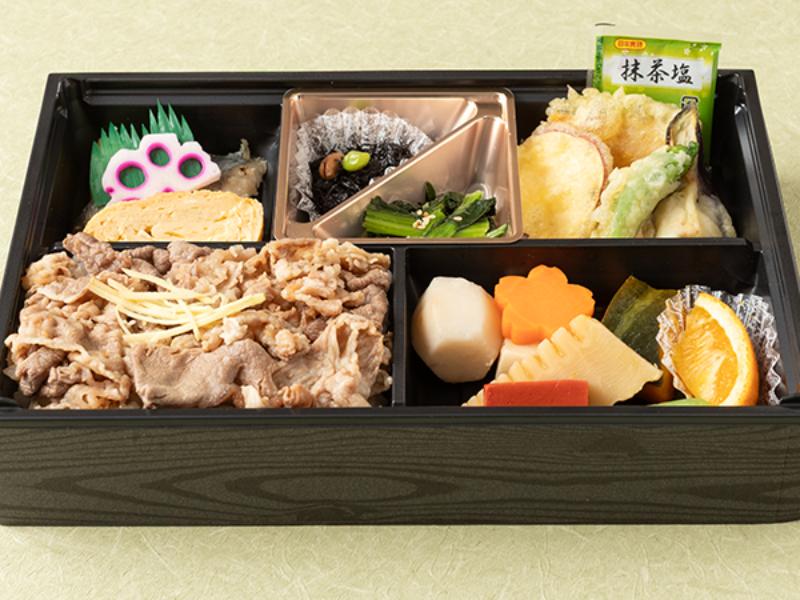 国産牛の牛飯御膳