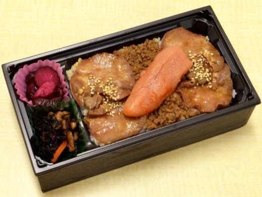 牛たんと明太子のお弁当