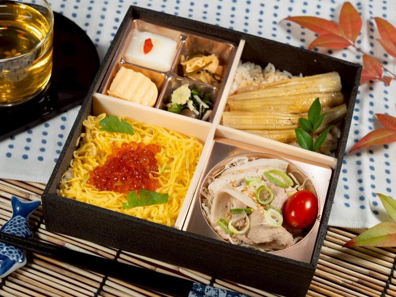 いくらちらしと穴子の彩り御膳