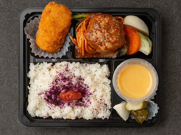 ｒａｎｐｕのハンバーグデミソース弁当