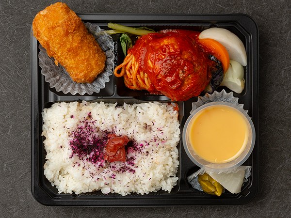 ｒａｎｐｕのハンバーグトマトソース弁当