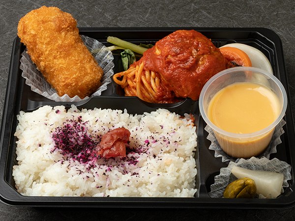 ｒａｎｐｕのハンバーグトマトソース弁当