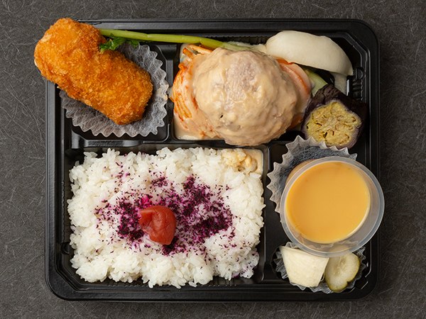 ｒａｎｐｕのハンバーグベシャメルソース弁当