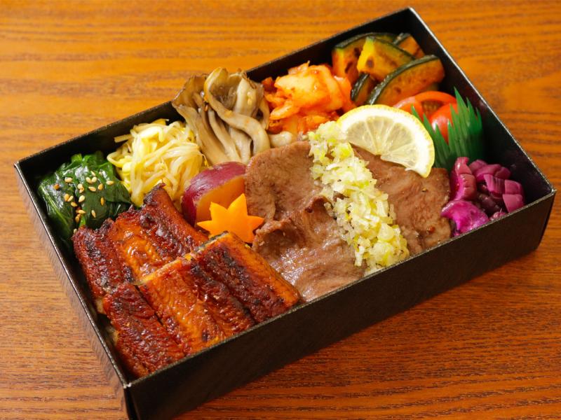 【ダブル盛り】鰻蒲焼＆塩ダレ牛タン飯
