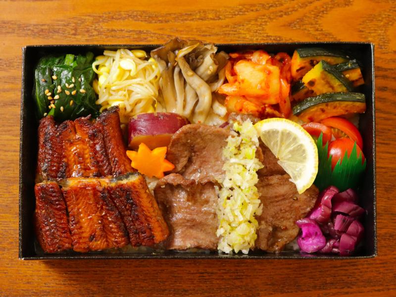 【ダブル盛り】鰻蒲焼＆塩ダレ牛タン飯