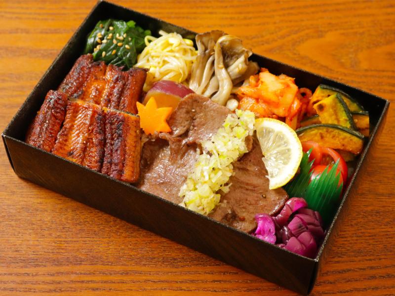 【ダブル盛り】鰻蒲焼＆塩ダレ牛タン飯