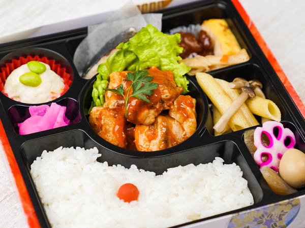 選べるご飯の若鶏サルサソース彩り弁当