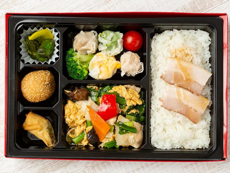【贅沢！】白身魚の甘酢炒め＆焼売ダブル弁当