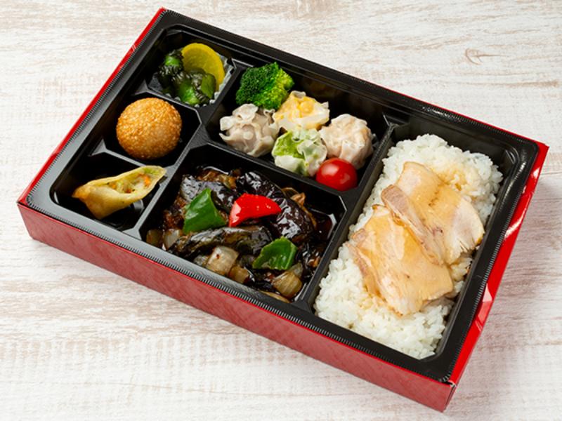 【贅沢！】麻婆茄子＆焼売ダブル弁当
