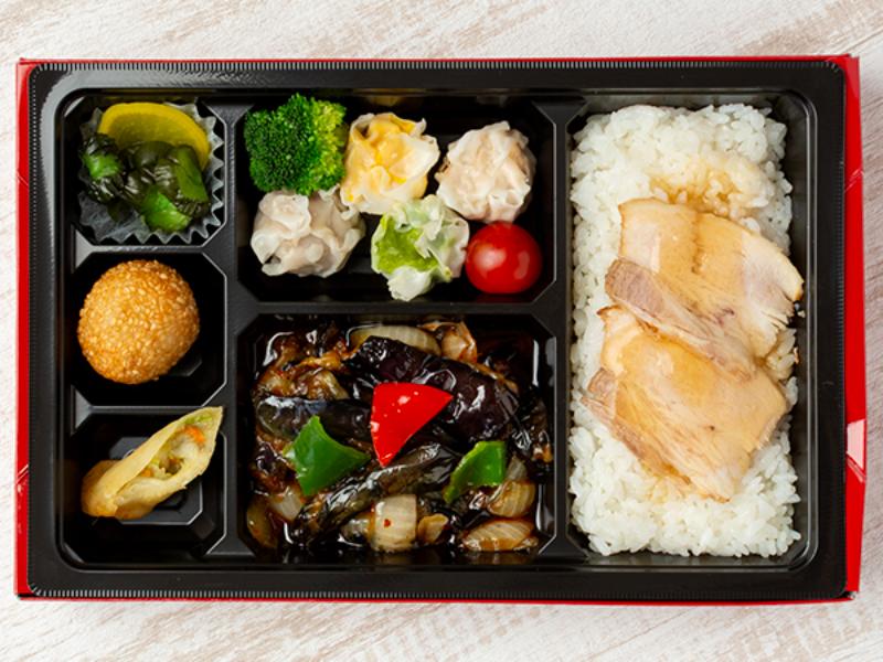 【贅沢！】麻婆茄子＆焼売ダブル弁当