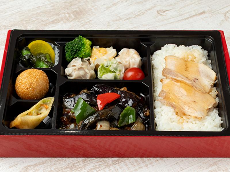 【贅沢！】麻婆茄子＆焼売ダブル弁当