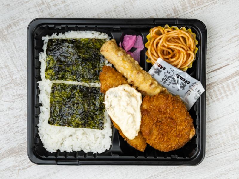 白身フライコロッケ弁当