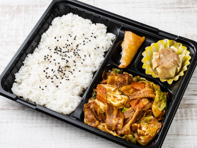 回鍋肉弁当