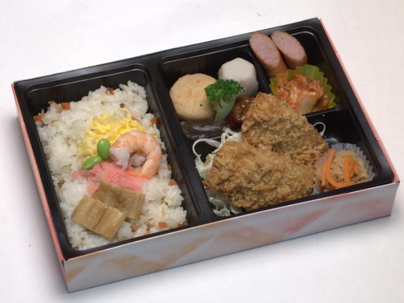 マグロかつ弁当