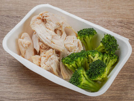 鶏胸肉とブロッコリーの筋肉弁当200g