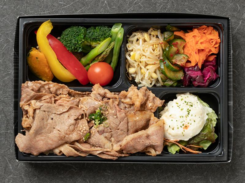 はみ出る国産牛カルビ＆リブロース焼肉弁当