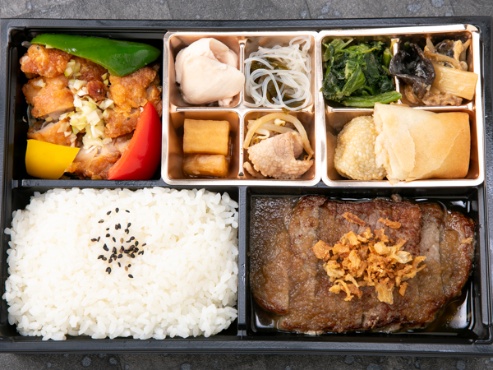 【340ml烏龍茶缶付き】特選 サーロインステーキ御膳