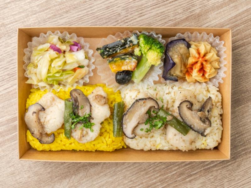 【1段】ポルトガル風白身魚のソテー弁当