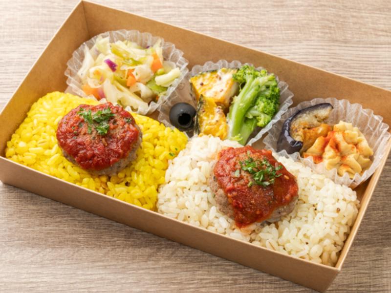 【1段】牛肉ケバブのトマトソース弁当
