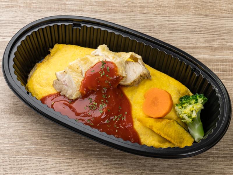 【特製トマトケチャップソース】オムライス＆特製ローストチキン