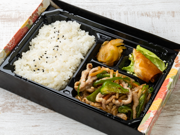 中華 煌朝（こうちょう）の青椒肉絲弁当 800円｜【お弁当デリ】お弁当の配達デリバリー