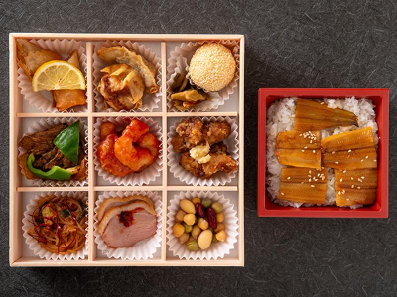 四川風中華幕内と穴子飯