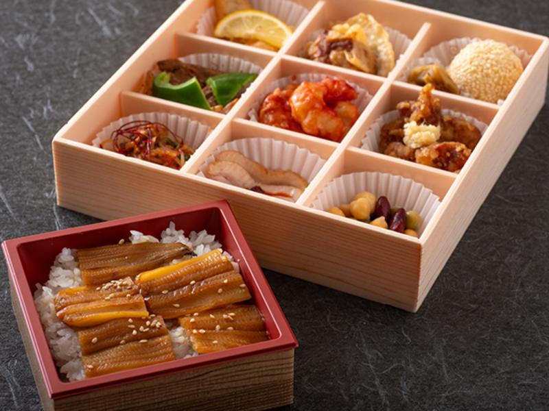 四川風中華幕内と穴子飯