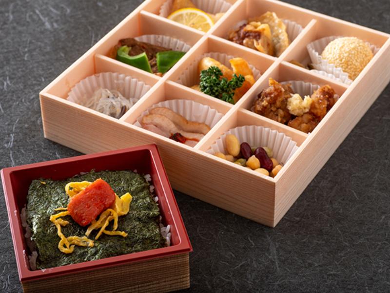 広東風中華幕内と博多明太重