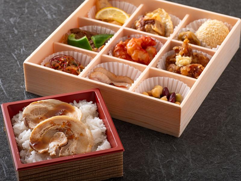 四川風中華幕内と焼豚丼
