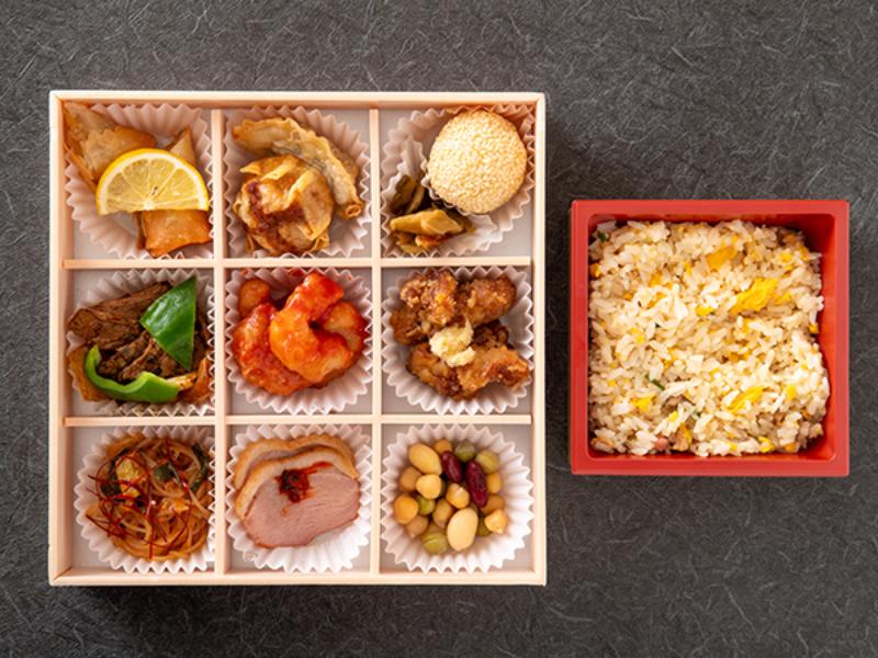 四川風中華幕内と炒飯