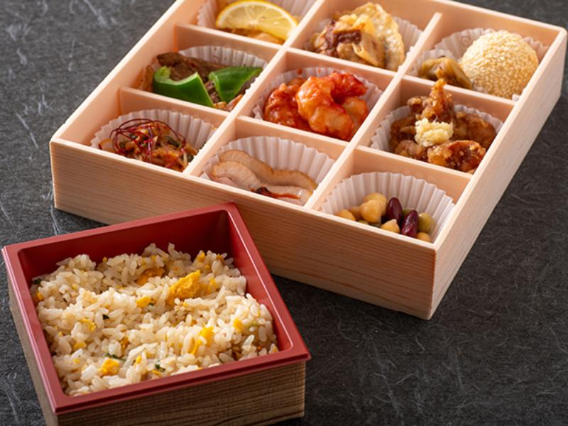 四川風中華幕内と炒飯
