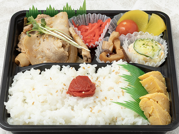 豚の生姜焼きと卵焼き弁当