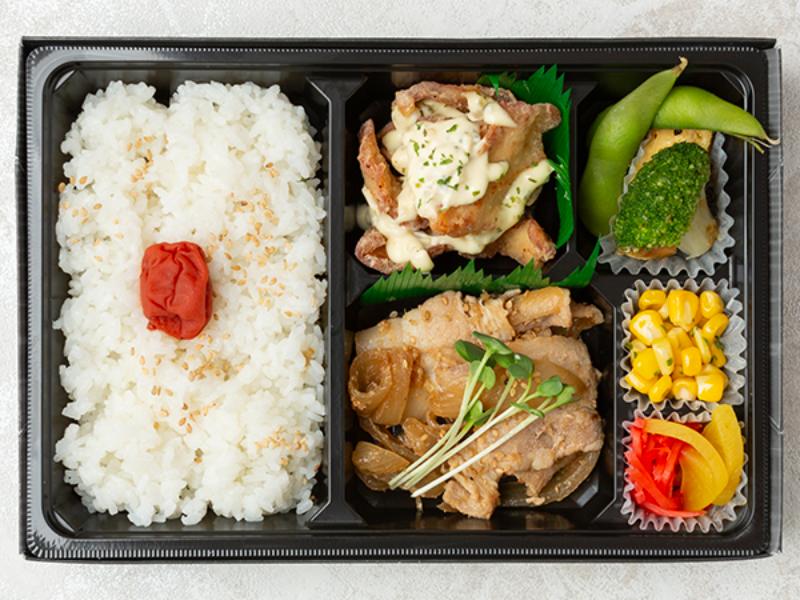 チキン南蛮＆豚の生姜焼き弁当