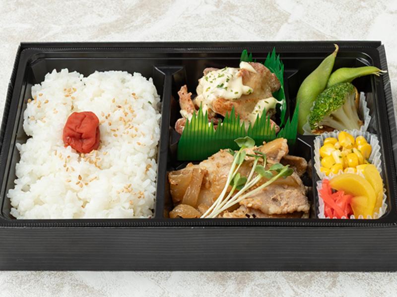 チキン南蛮＆豚の生姜焼き弁当