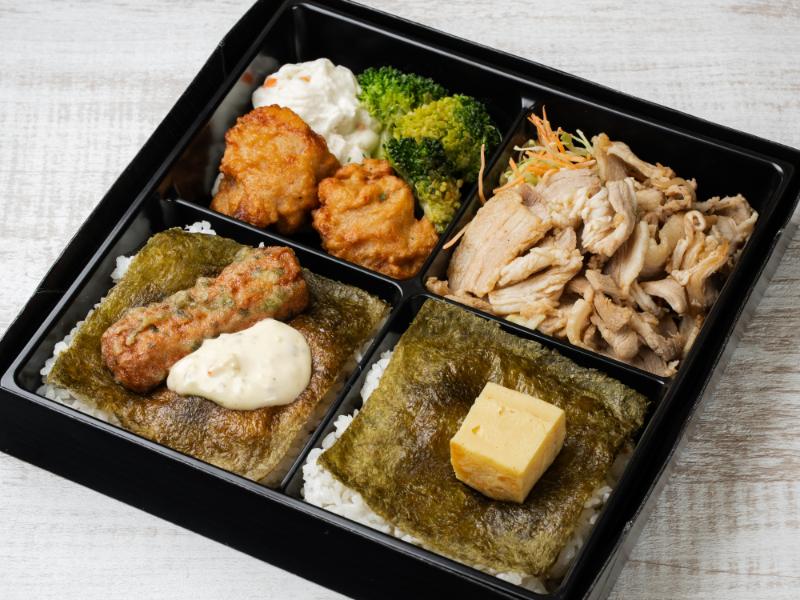 【肉×肉の海苔弁】本気の生姜焼き・唐揚げ