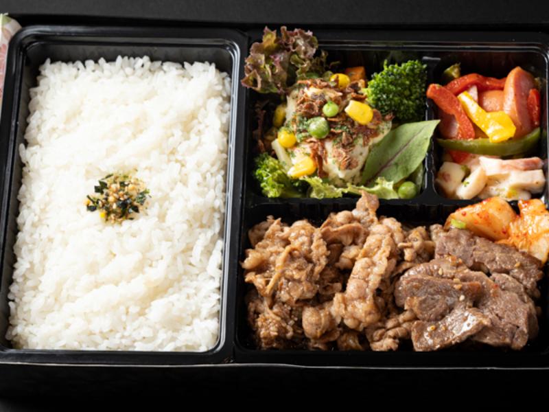 牛カルビ＆牛バラ肉焼肉弁当