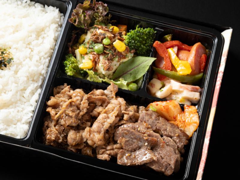 牛カルビ＆牛バラ肉焼肉弁当