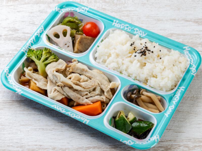 野菜と豚の蒸ししゃぶしゃぶ弁当