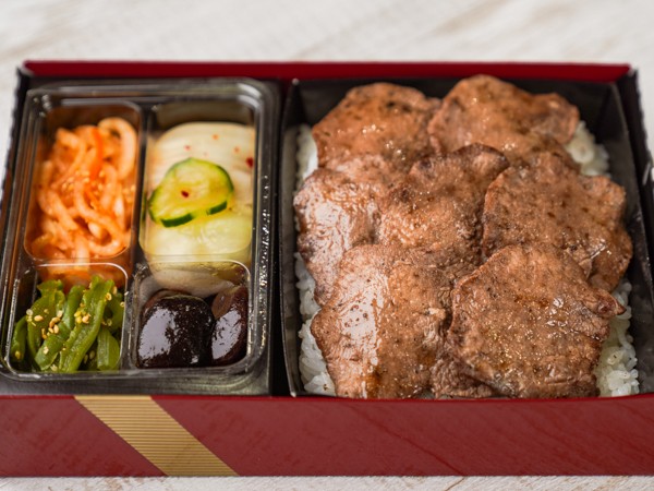 焼肉 叙々苑の上タン塩弁当（和風・にんにく味抜き) 3,700円｜【お弁当デリ】お弁当の配達デリバリー