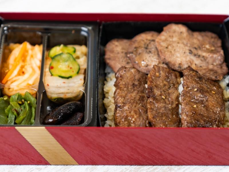 カルビ＆上タン塩弁当（和風・ニンニク抜き）【12/16-2025/01/13不可】