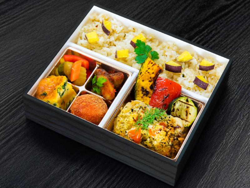白身魚の香草パン粉焼き弁当